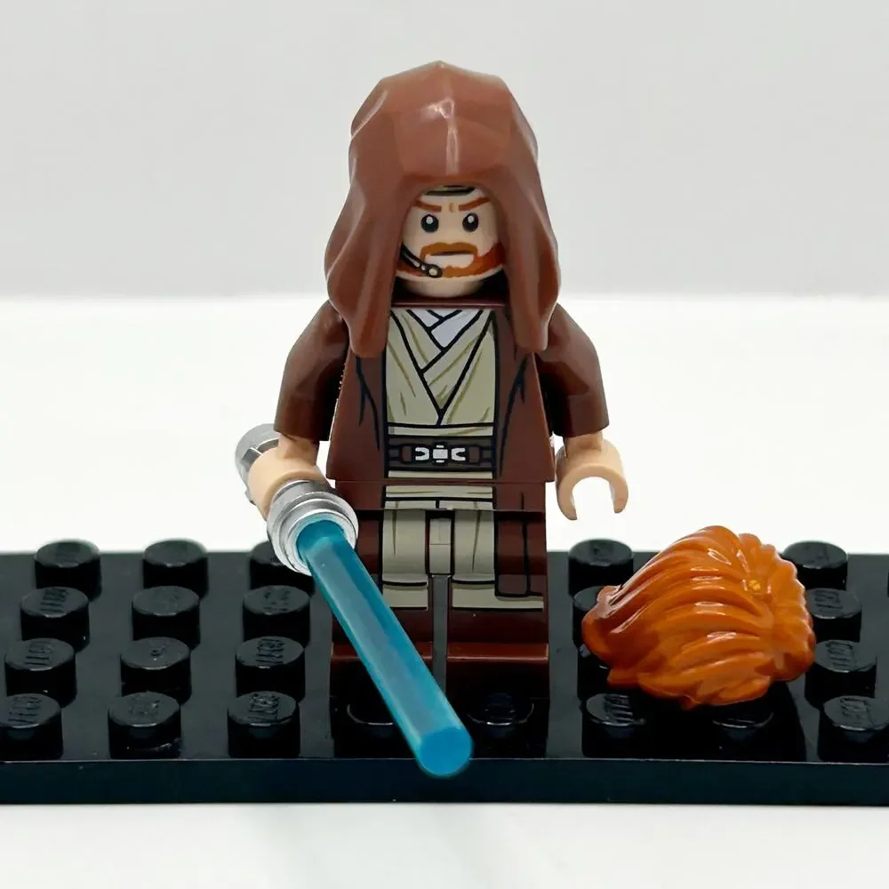 Obi Wan Kenobi - LEGO Star Wars Jedi Pilot Minifigure (Set 75333) Episode II NEW